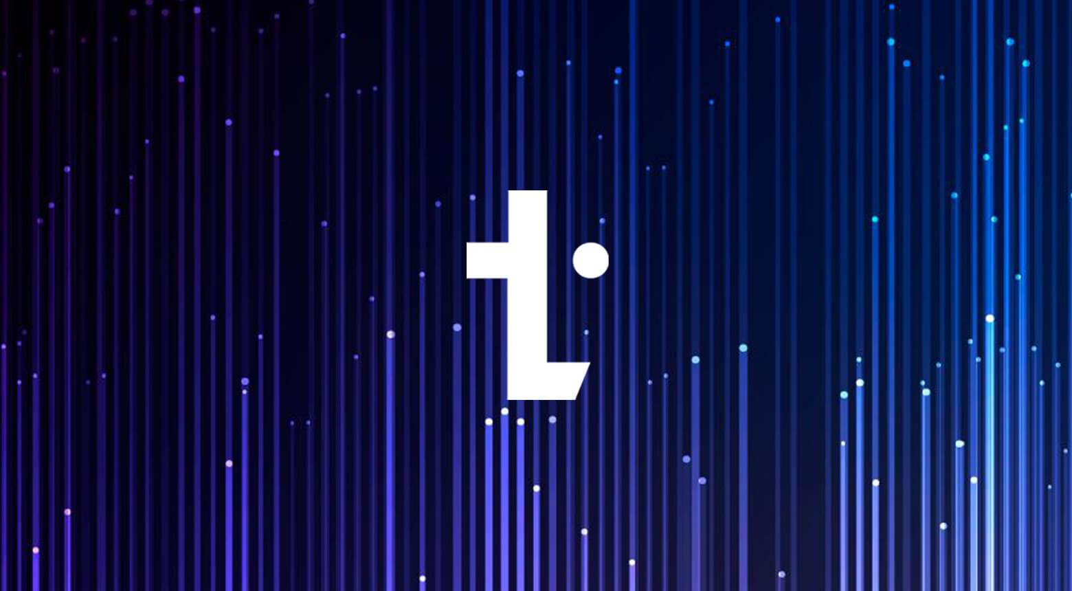 A graphic featuring the TechMarketView 'T' in white on a background of neon blue, navy and purple digital trails reaching upwards.