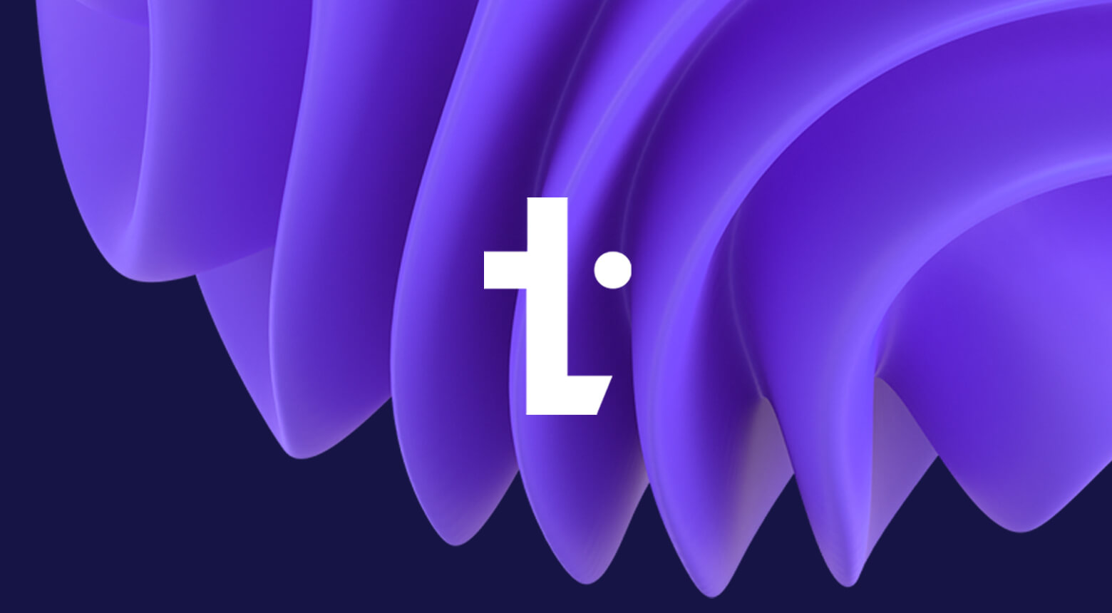 A white TechMarketView logo with pink ripples as the background.